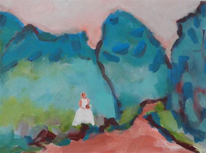 Bride in the Canyon (2)